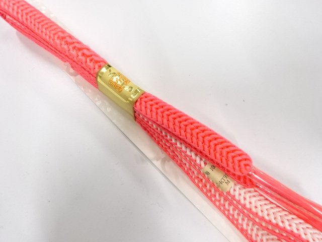 未使用品　正絹　手組帯締め